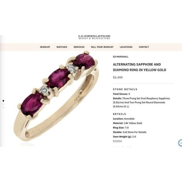 14K Gold- Natural Ruby & Diamond Ring -Size 6.25- .83CTTW -Oval- HIGH CLARITY-2g - Picture 2 of 16